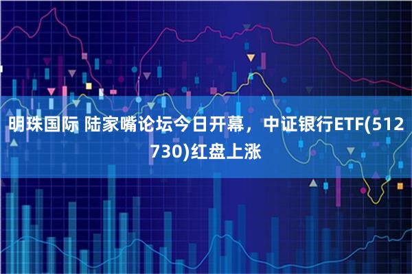 明珠国际 陆家嘴论坛今日开幕，中证银行ETF(512730)红盘上涨