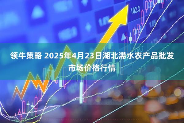 领牛策略 2025年4月23日湖北浠水农产品批发市场价格行情
