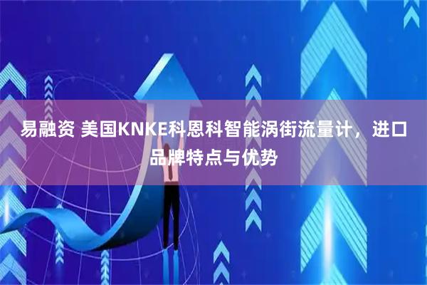 易融资 美国KNKE科恩科智能涡街流量计，进口品牌特点与优势